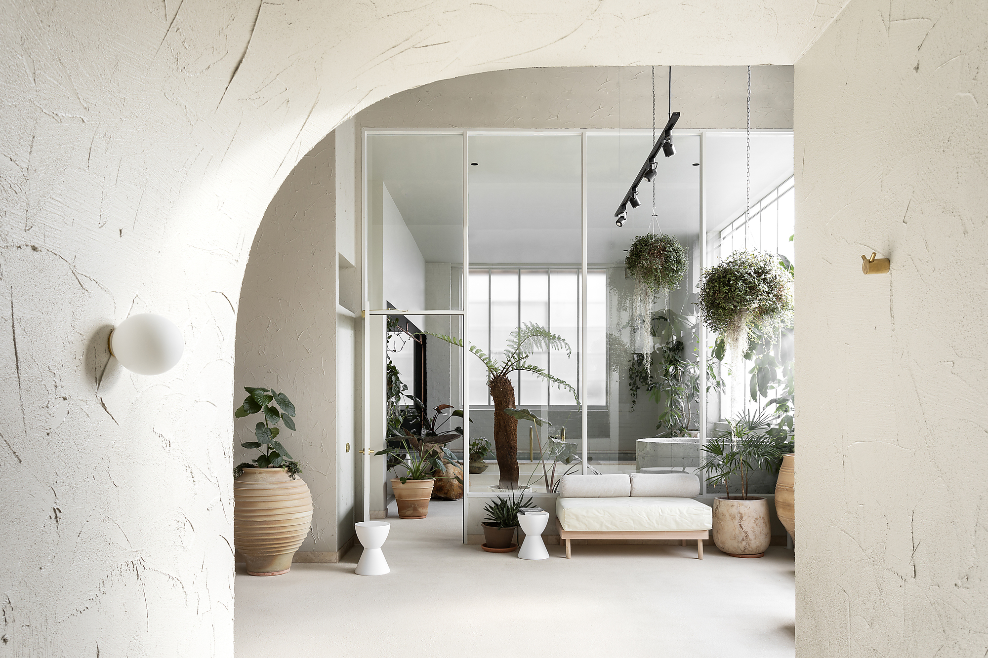 Interior photograph of Sense of Self Bathhouse by Martina Gemmola